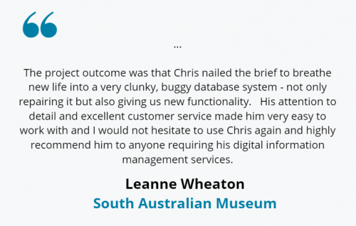updated museum testimonial